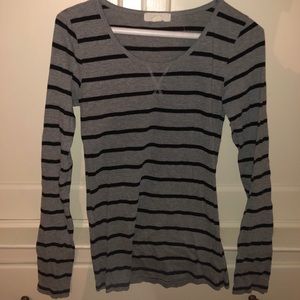 Long sleeve striped shirt